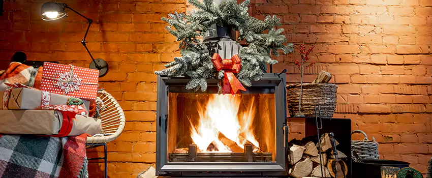 Travis Industries Linear Gas Fireplace Installation in Tallmadge, Ohio